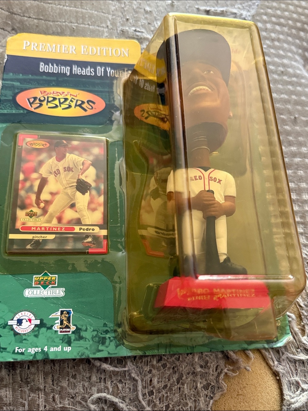 Pedro Martinez Red Sox Premier Edition Bobblehead - Red & White
